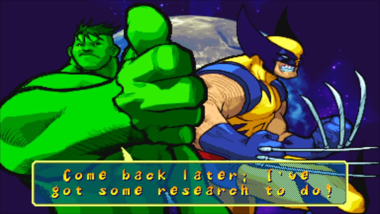 Marvel VS Capcom 1 - Hulk/Wolverine - Expert Difficulty Playthrough