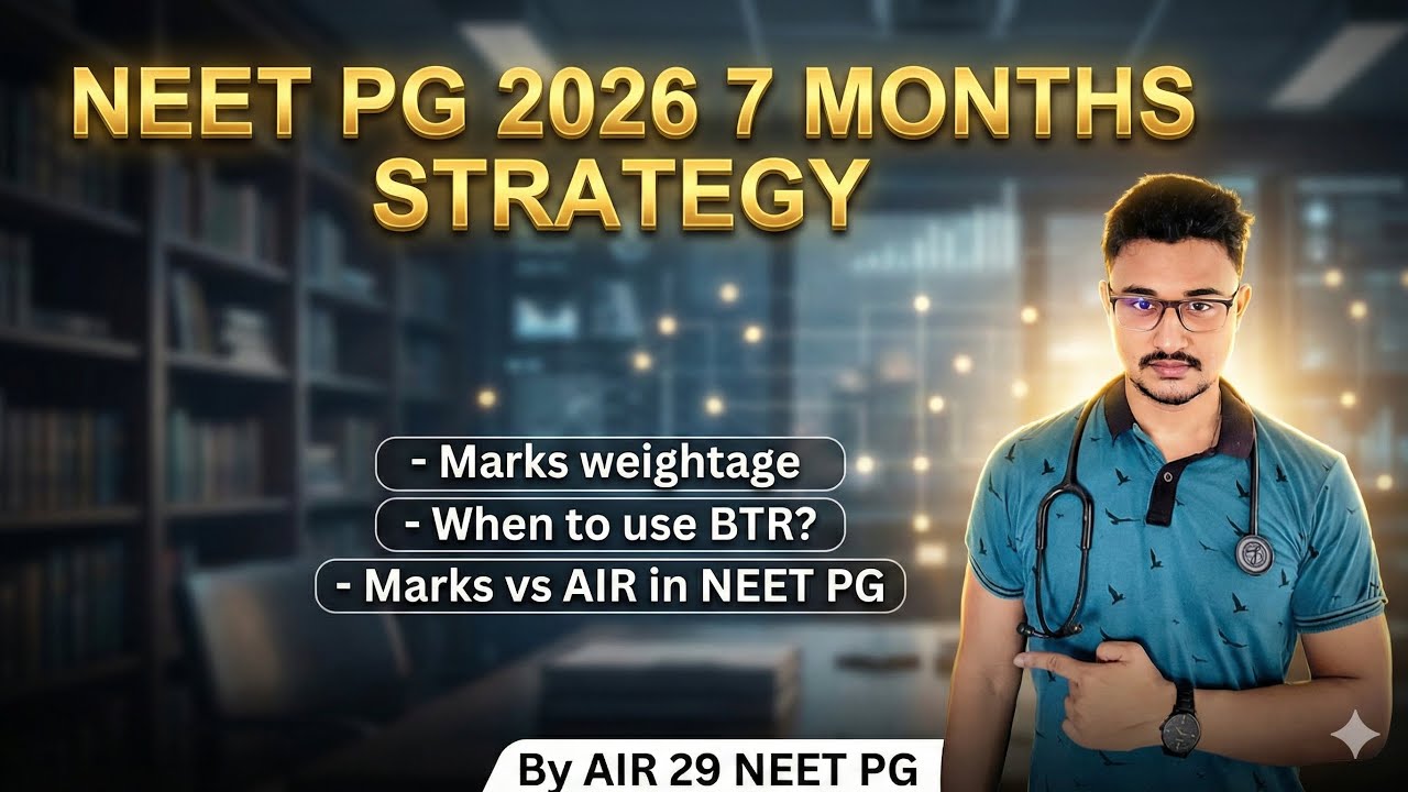 NEET PG 2026 Last 7 Months Strategy Video| 