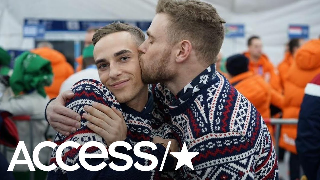 2018 Winter Olympics: Gus Kenworthy & Adam Rippon Share A Smooch At The Opening Ceremony! | Access