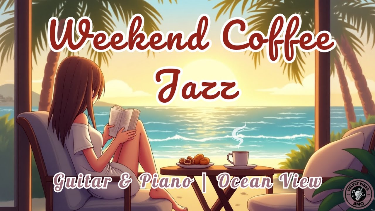 Weekend Coffee Jazz &ndash; Guitar & Piano by the Sea | Soft & Calm Vibes #jazz #lofi @VelvetVibesAMO