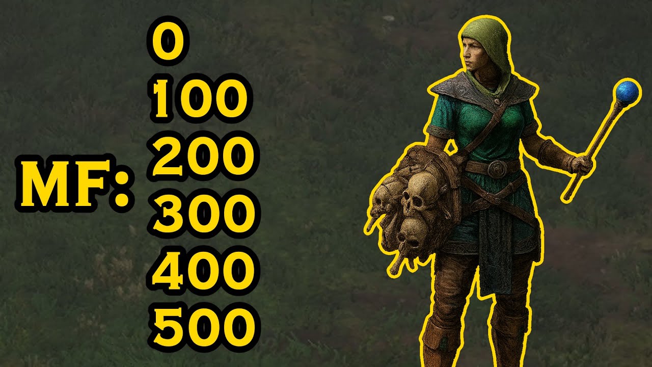 Comparing 0-500 Magic Find in D2R (With Graphs)