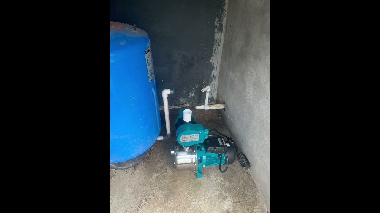 New automatic pump control with a pressure tank ￼
