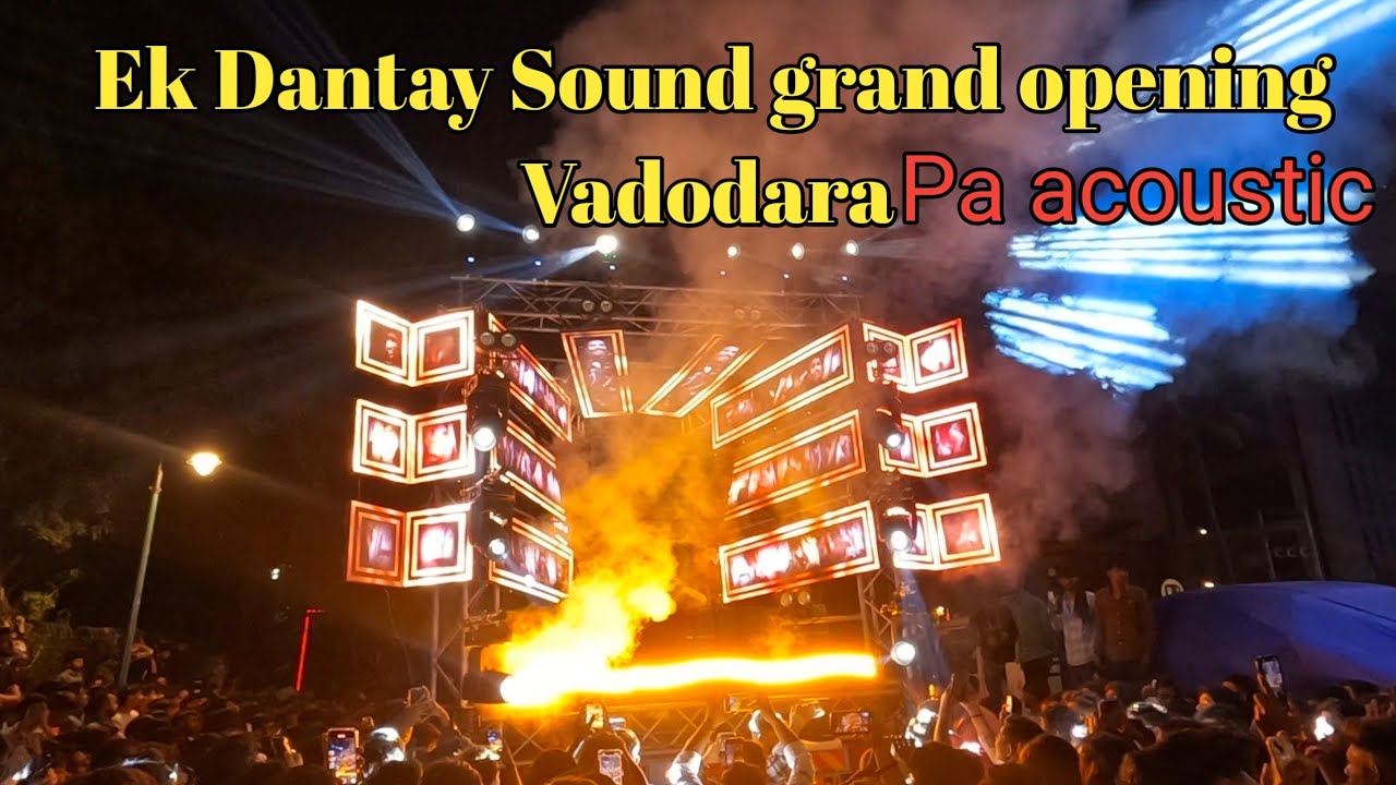 vadodara maghi ganpati aagman 2026 || bileshwar mahadev yuvak mandal 2026 || pa acoustic || pa brand