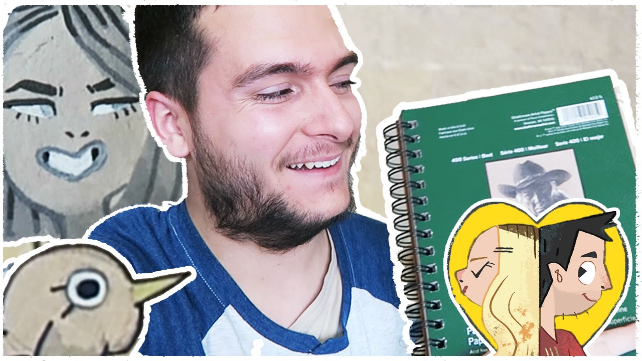 Drawing in TONED TAN sketchbooks! (also meet a funky bug)