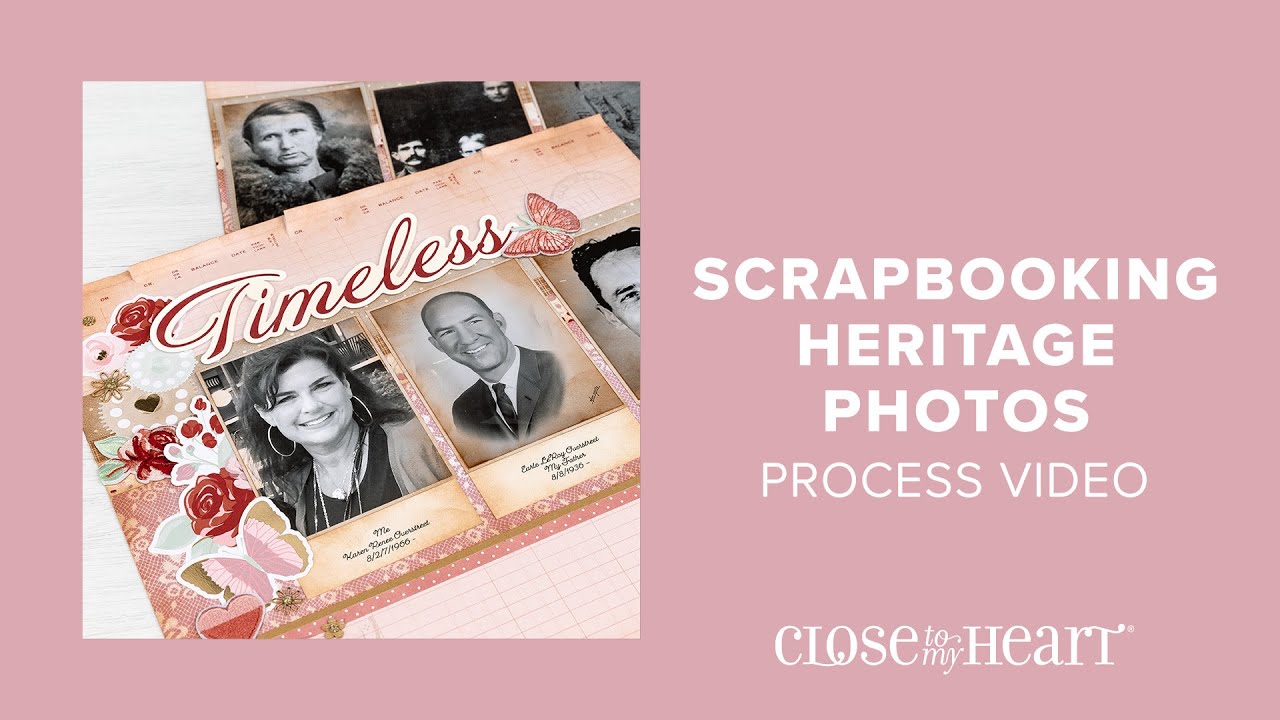 Scrapbooking Heritage Photos - Process Video