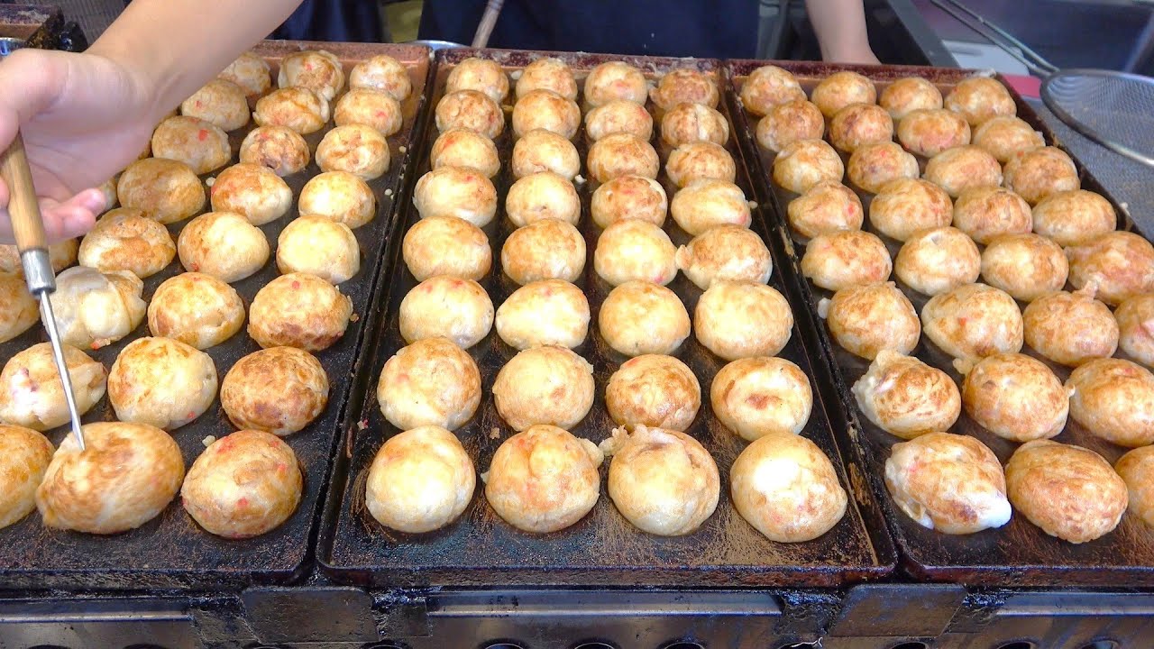 大阪のたこ焼き　プロが焼くたこ焼き(大阪たこやき本舗　昌也)　Delicious Takoyaki of Osaka Minato-ku　大阪港区的美味章鱼烧烤