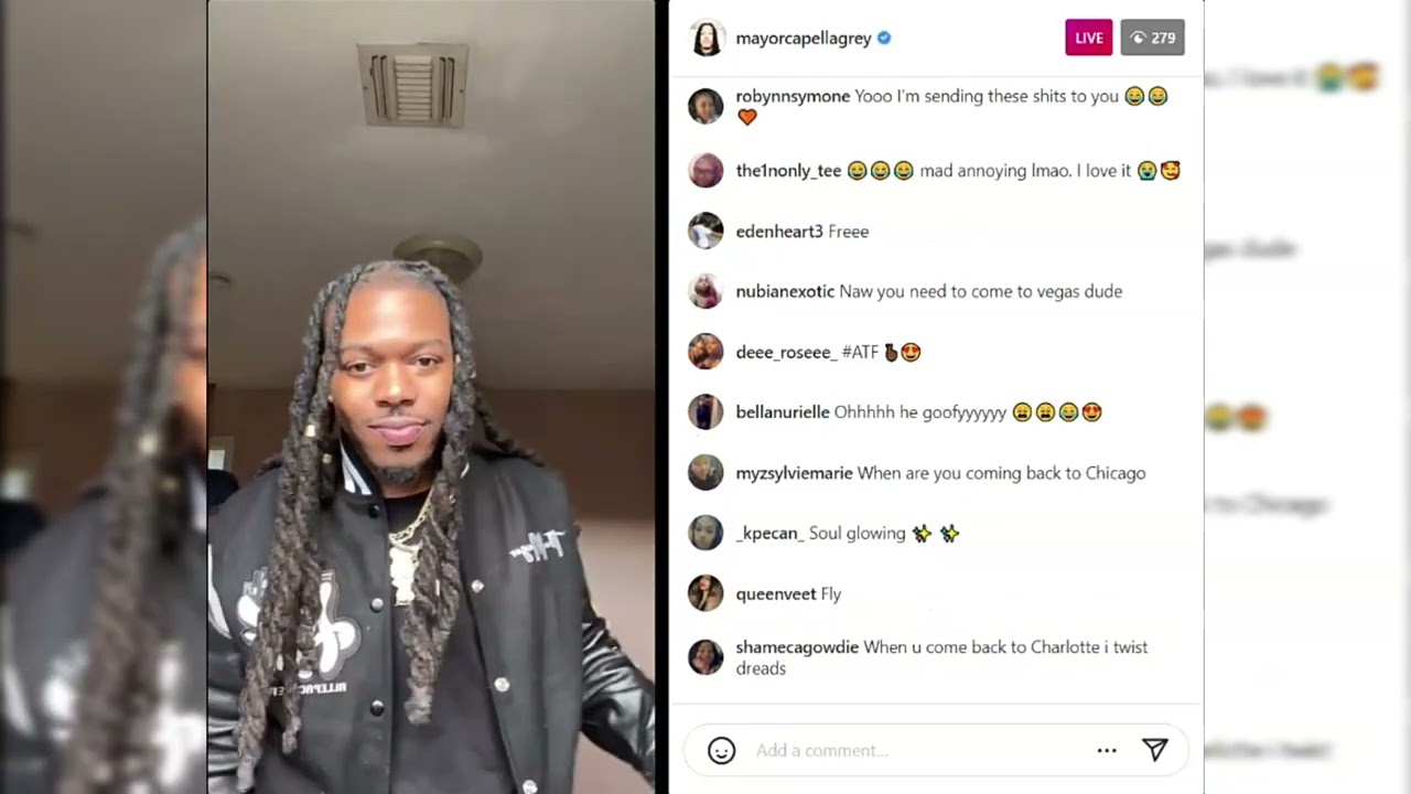 Capella Grey IG Live 28/03/22