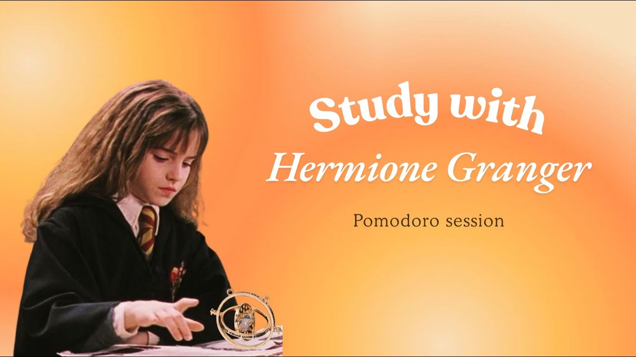 study with hermione granger | aesthetic lofi music with pomodoro timer