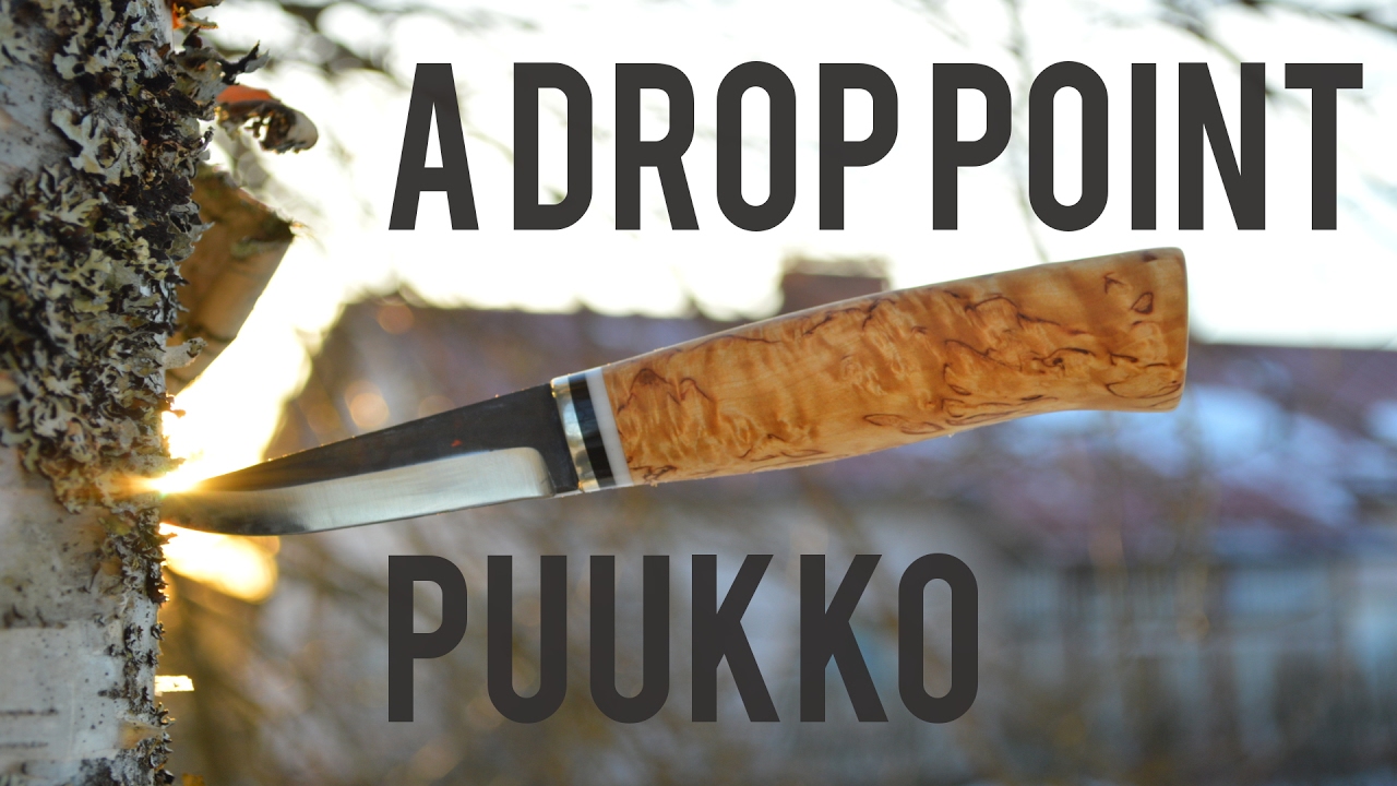 Making A Drop Point Puukko