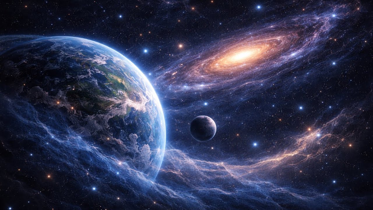 Deep Space Drift 🌌 1 Hour of Calm Cosmic Music for Deep Sleep & Relaxation