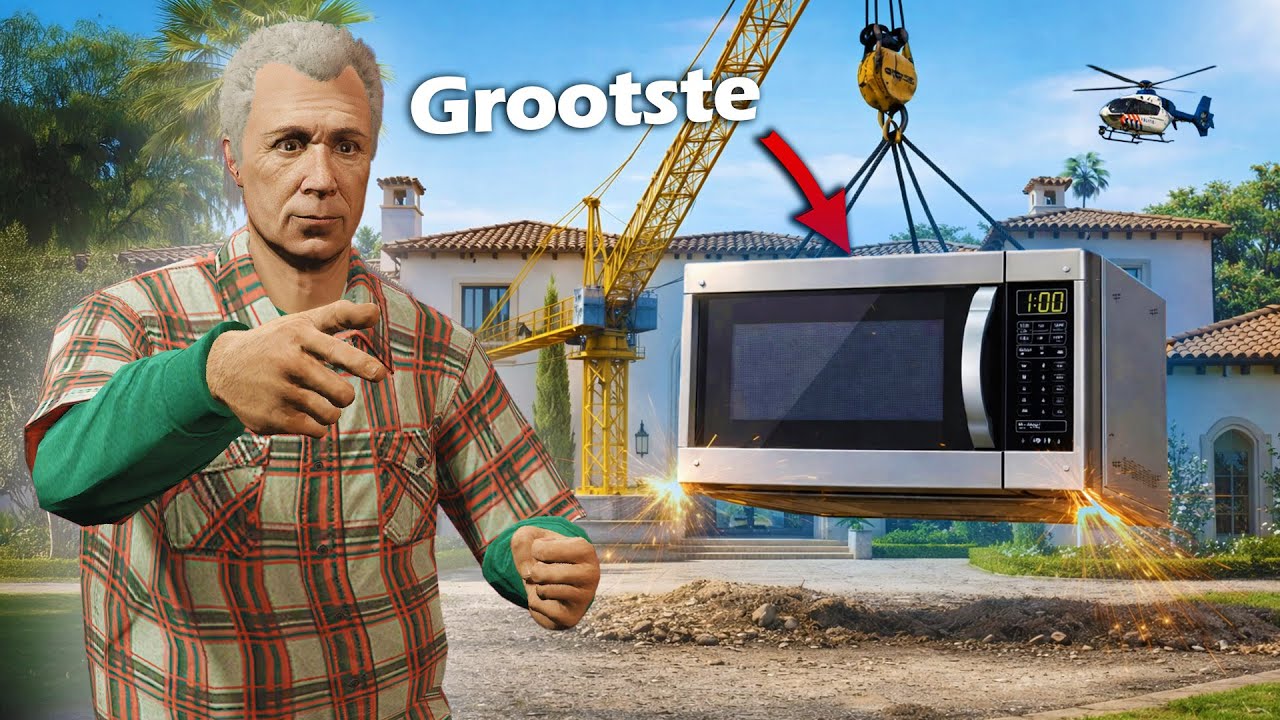 Opa Gerard Steelt De Grootste Magnetron Van Sluismeer