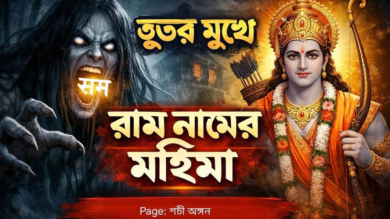 ভূতের মুখে রাম নামের মহিমা......👻