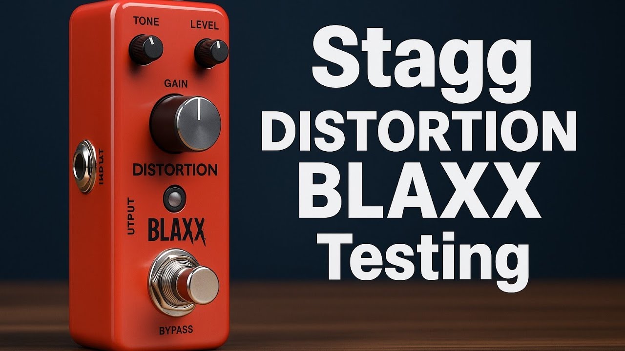 Stagg DISTORTION BLAXX Pedal | Full Features, Sound Test & Guitar Distortion Demo