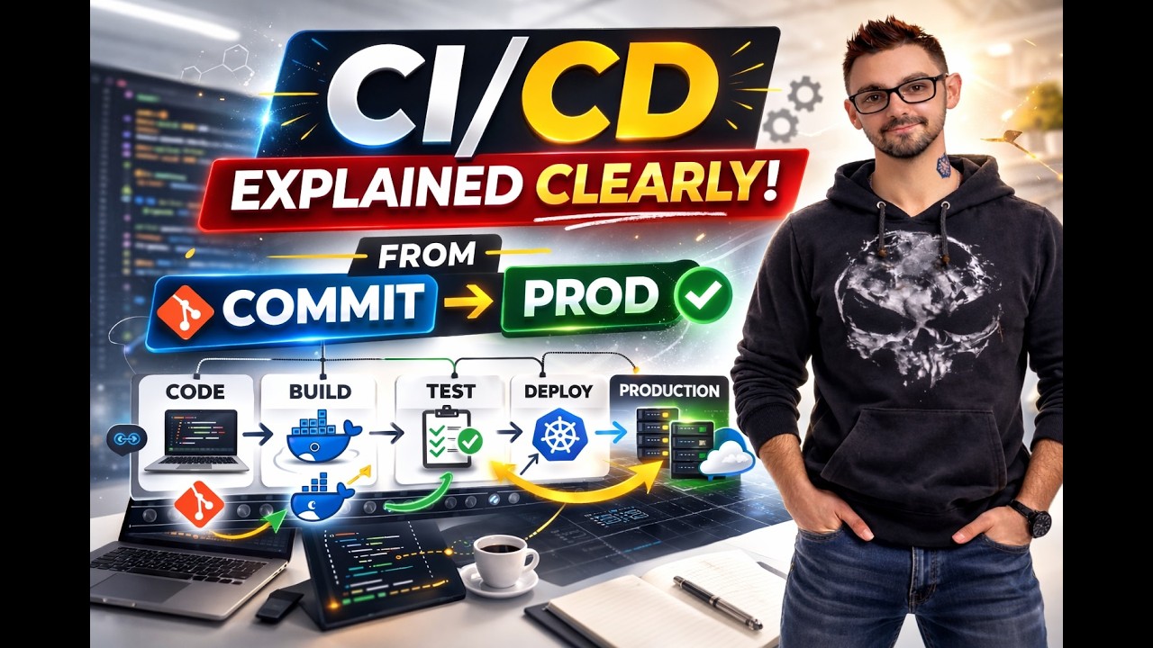 CI/CD Explained Clearly: From Commit to Production (Real DevOps Guide) #devops  #cicd