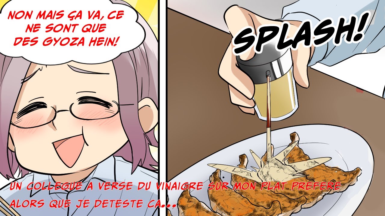 [Manga]  Mon collègue a versé du vinaigre sur mon plat préféré. De plus, c’est moi qui ai payé..