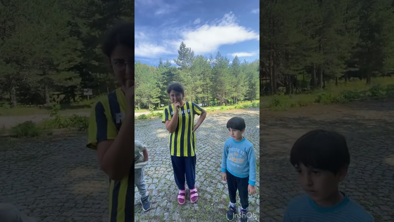 Elif ve Selin Karavan ile kampa gitti