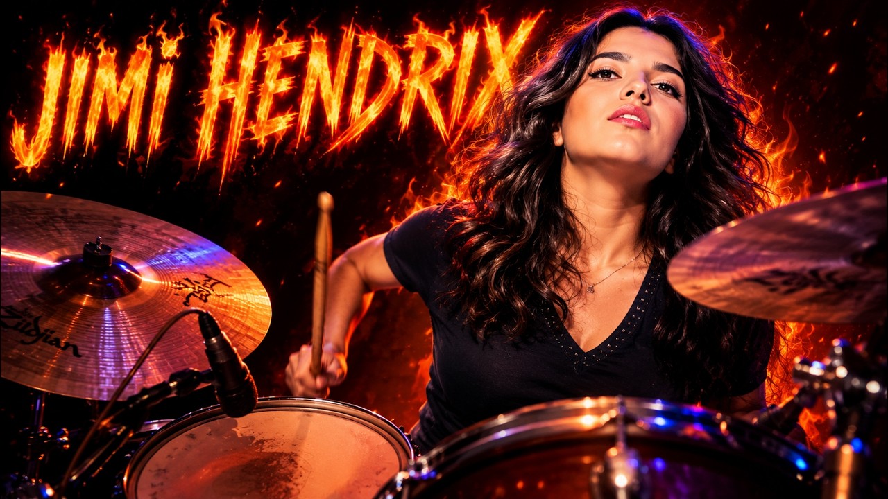 17-Year-Old Drummer POV - Fire by Jimi Hendrix (Live Cover)