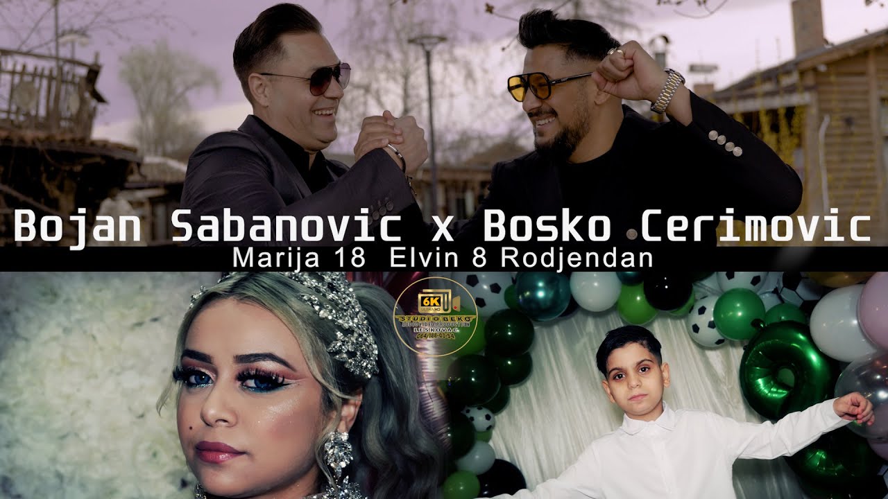 BOJAN SABANOVIC X BOSKO CERIMOVIC MARIJA 18 ELVIN 8 RODJENDAN©2025█▬█ █ ▀█▀(STUDIO BEKO)6K LESKOVAC
