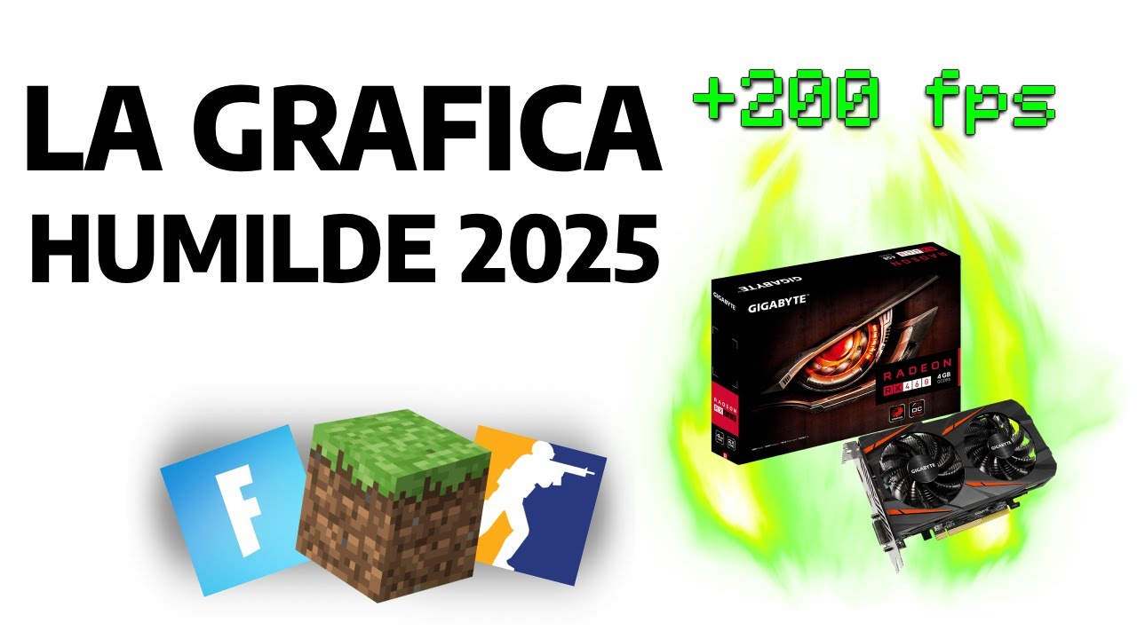 LA GRAFICA MAS BARATA DEL 2025!! La RX460