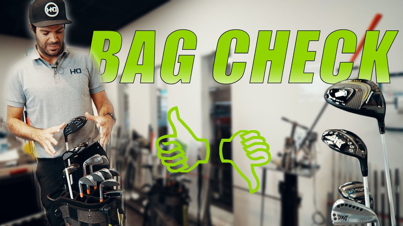 ✔️ GOLFBAG CHECK ✔️ von ZUHAUSE | TECH TALK | HIO FITTING