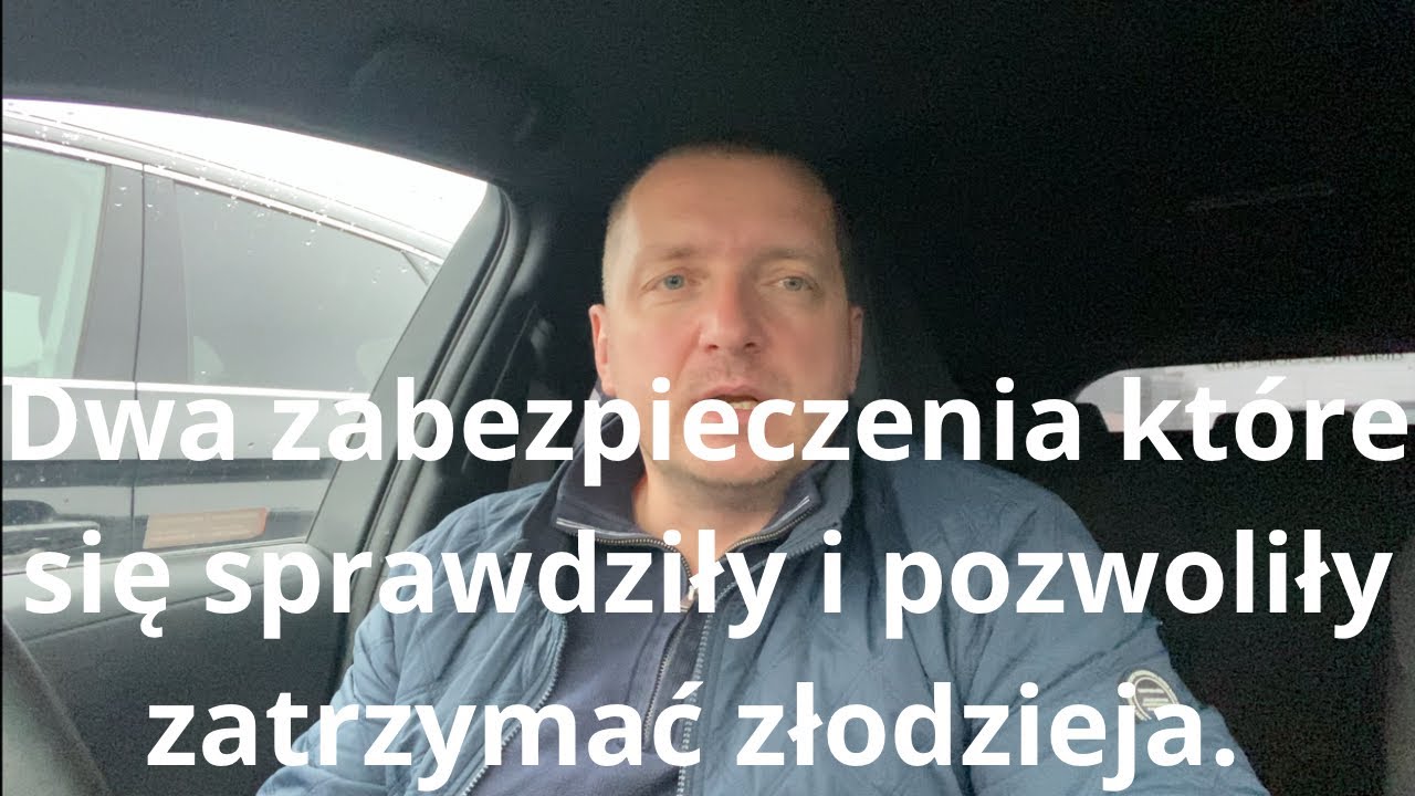 Ciekawe dwa zabezpieczenia które pozwoliły zatrzymać złodzieja.