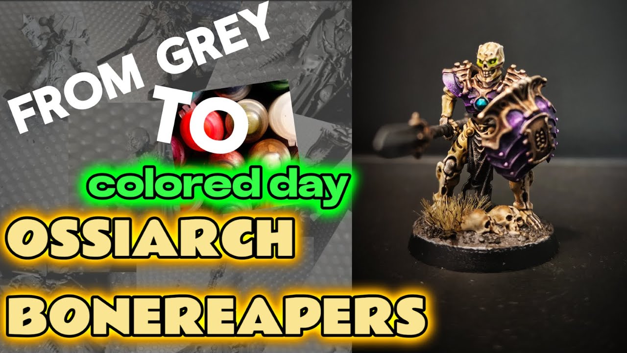 WARHAMMER AGE of SIGMAR Mortek Guard Ossiarch Bonereapers painting tutorial miniatures hobby passion