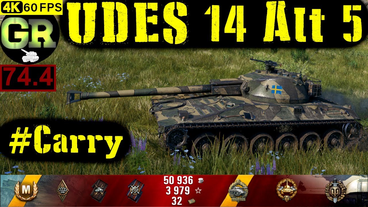 World of Tanks UDES 14 Alt 5 WoT Replay - 9 Kills 4.1K DMG(Patch 1.5.0)
