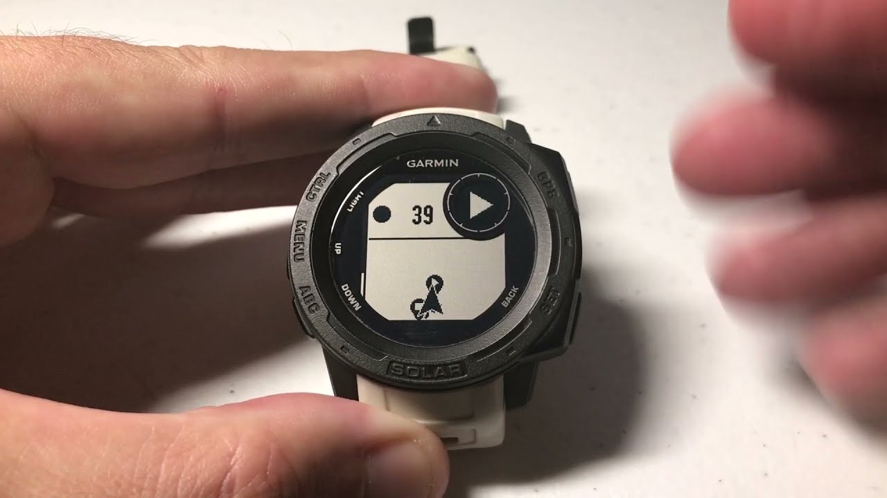 Garmin Instinct - Navigating Back to Your Starting Point of an Activity