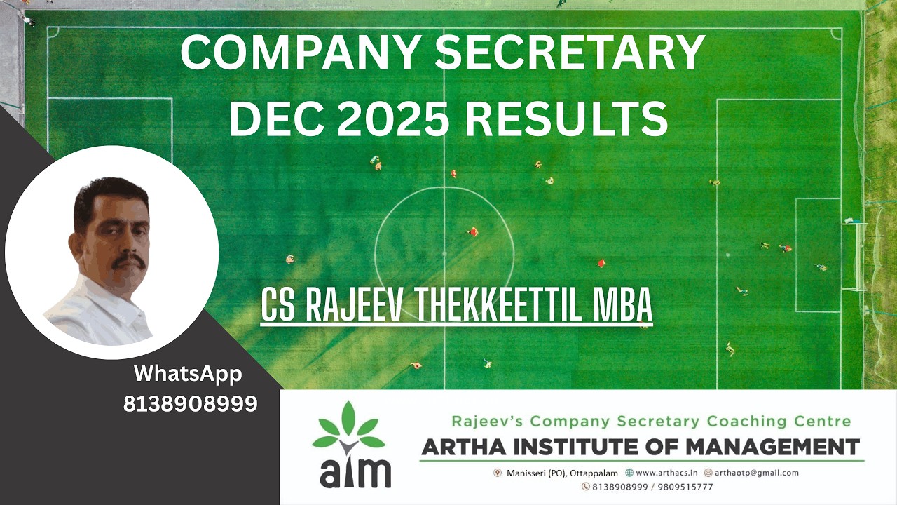 COMPANY SECRETARY EXAM  2025  RESULTS