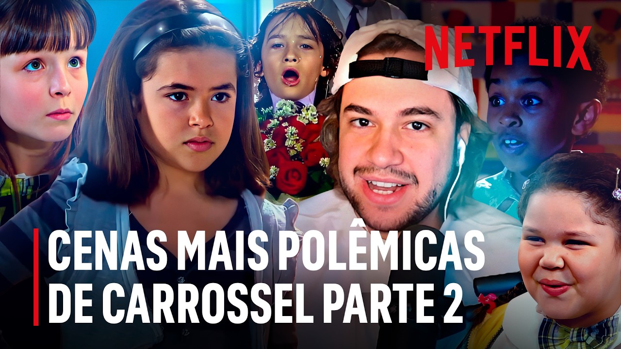 @bruninzor ranqueando MAIS cenas absurdas de Carrossel | React | Netflix Brasil