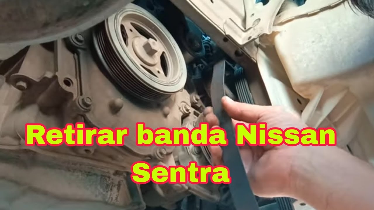 Retirar banda Nissan sentra