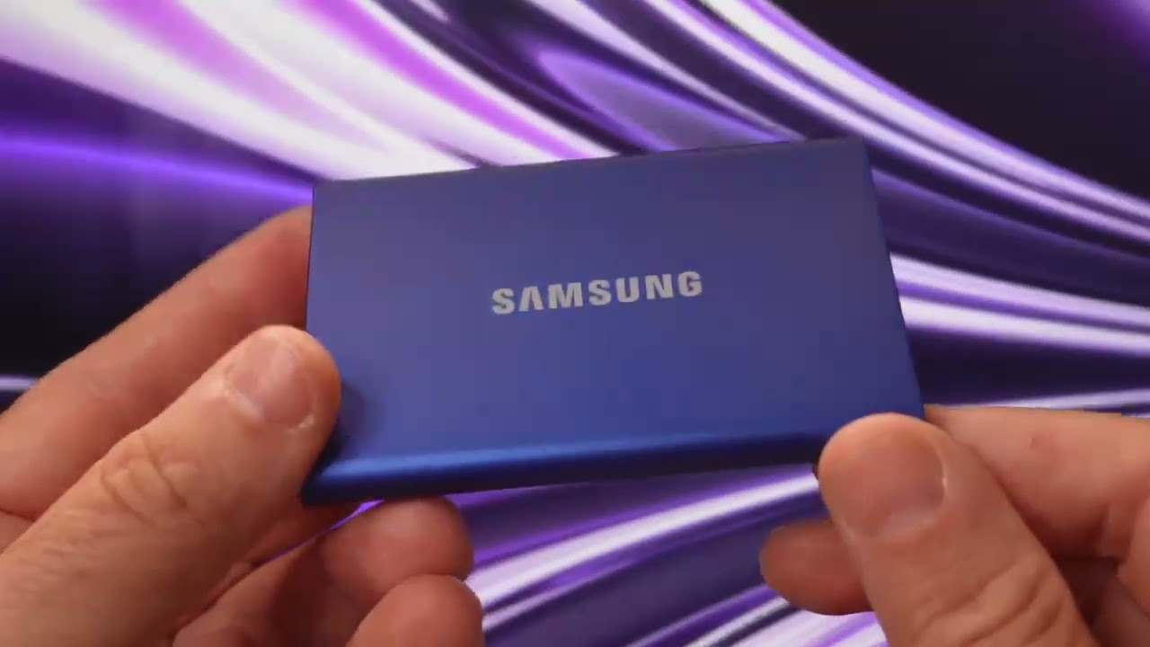 Mini SSD Portable 1To Samsung T7 : Disque SSD S&eacute;curis&eacute; Accessible Windows Mac Android