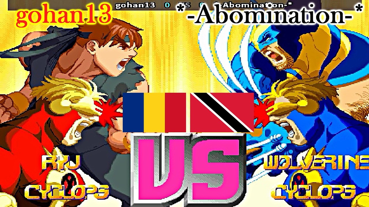 X-Men Vs. Street Fighter - gohan13 vs *-Abomination-*