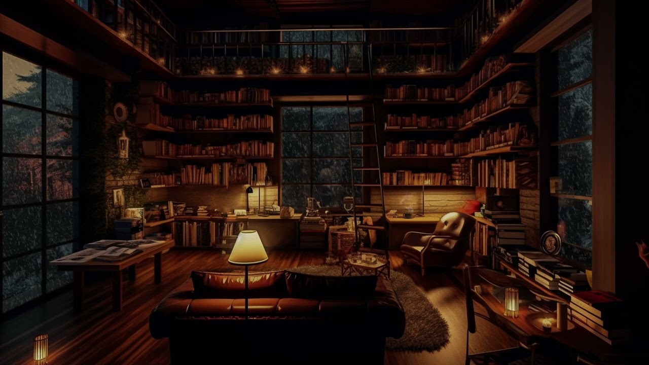 Cozy Cabin with Winter Storm, Blizzard & Wind Sounds for Sleeping | Snowstorm Ambience