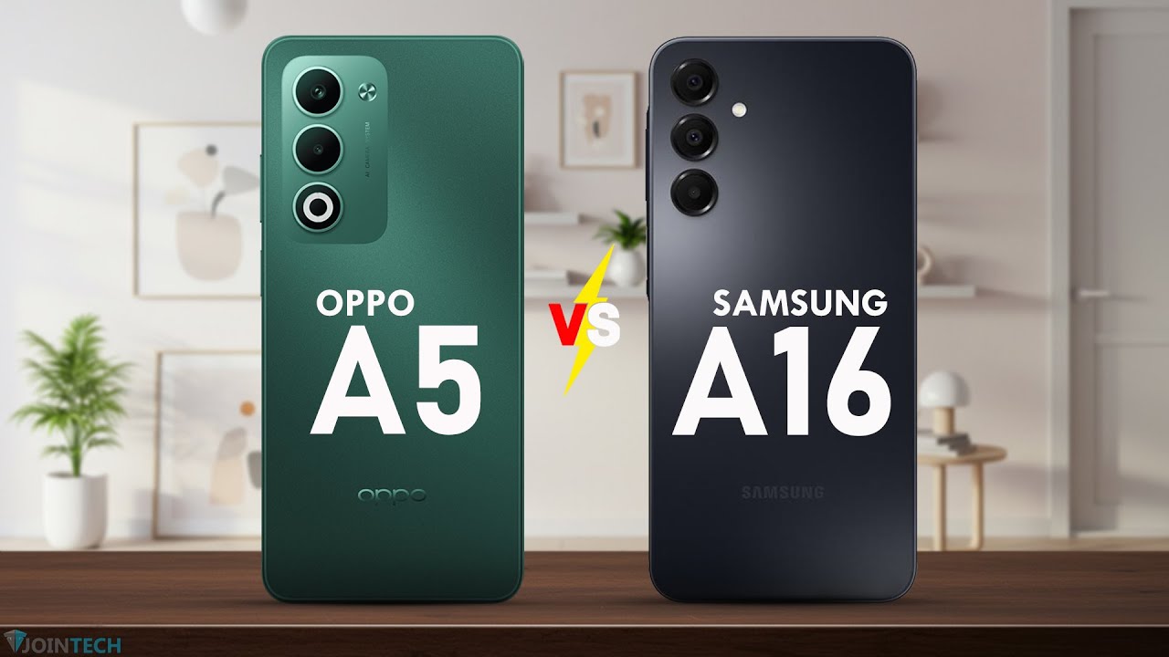 OPPO A5 VS SAMSUNG GALAXY A16