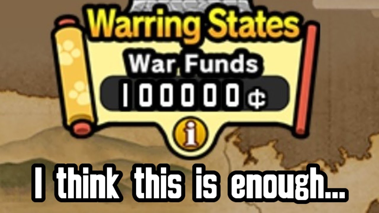 Battle Cats - 100,000 War Funds...