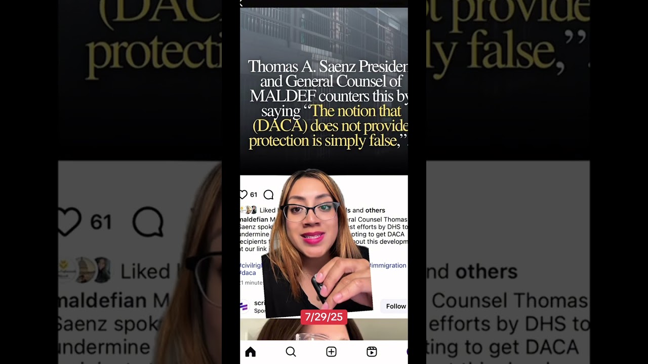 🚨 BREAKING NEWS: DHS to DACA Recipients &ldquo;You&rsquo;re not protected
