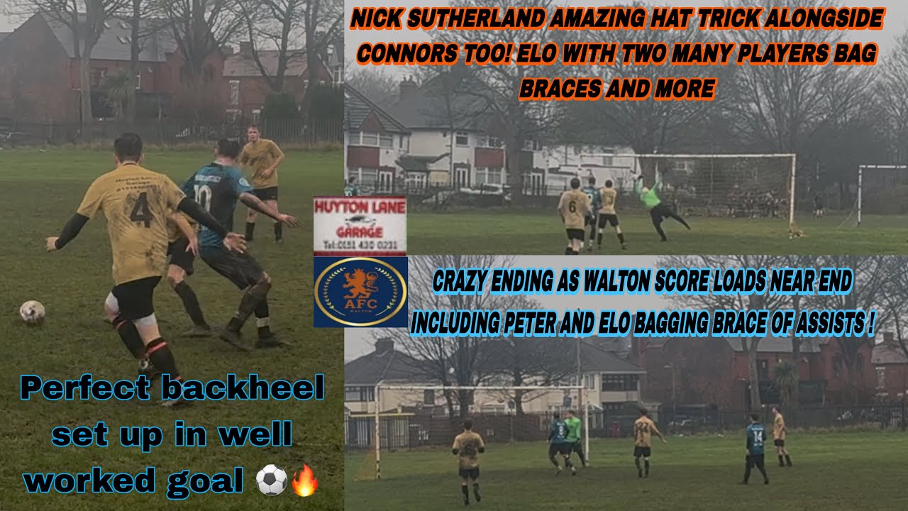 Huyton lane 0-9 AFC Walton matchday vlog *Walton Stun the Lane as Mal Reign continues to shine!*
