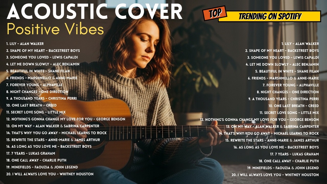 Feel the Music Deep Inside 💖🎧 || English Acoustic Cover Songs That Touch Your Heart – TikTok Hits