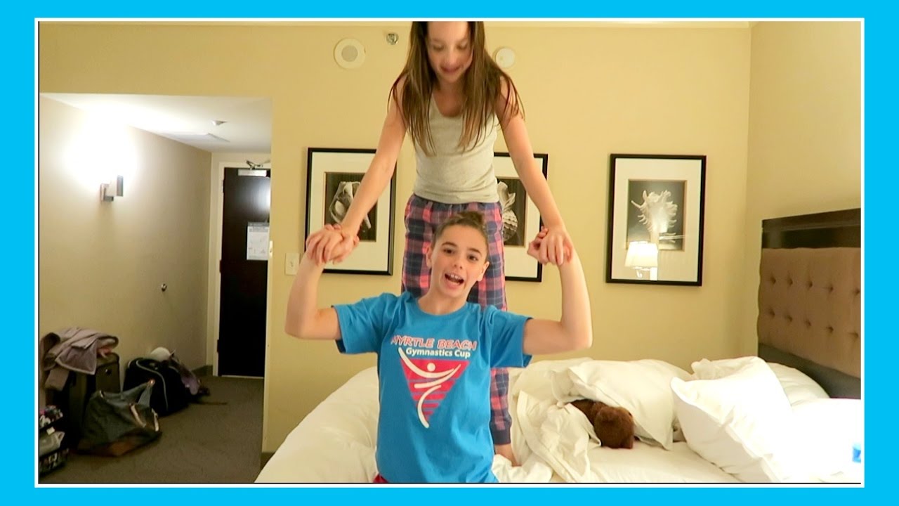 MAKING *GYMNASTICAL.LYs* IN THE HOTEL | Flippin' Katie