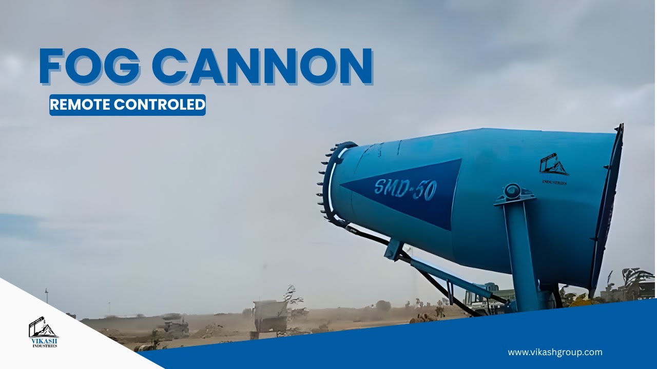 FOG CANNON WORKING ON SITE