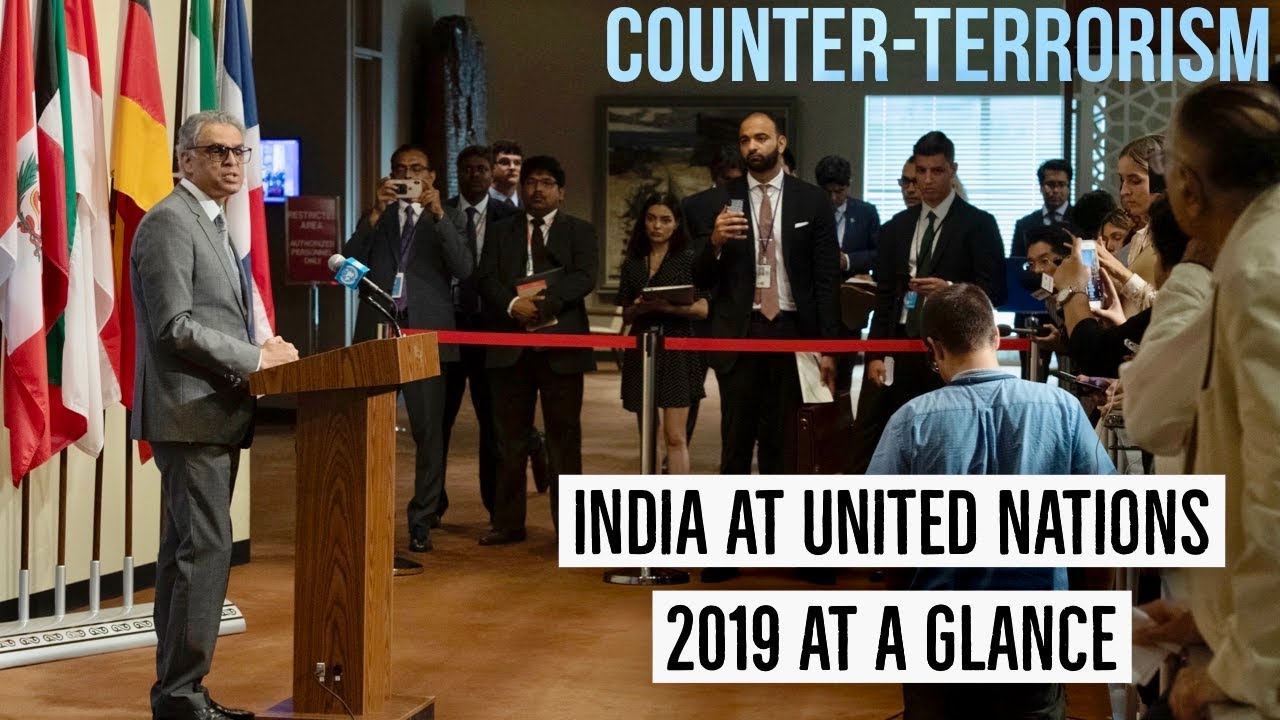 Counter-Terrorism || 2019 at a Glance #IndiaatUN