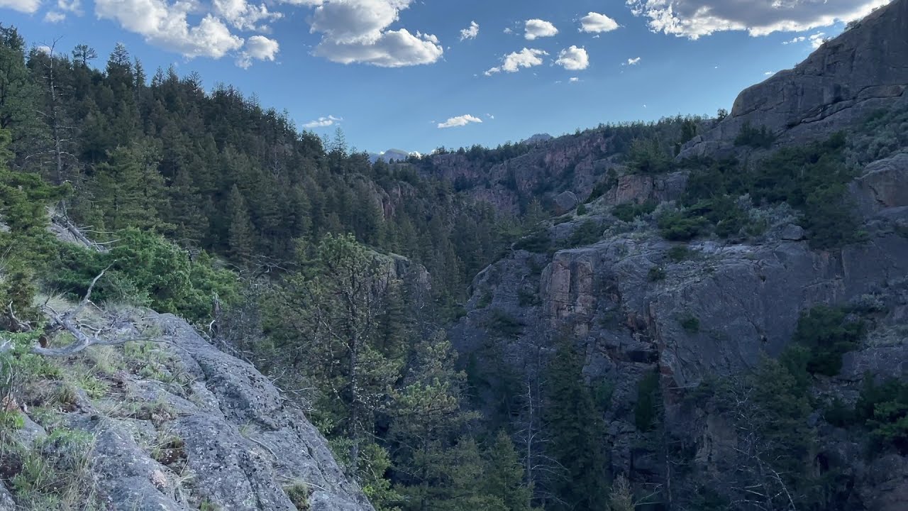 Canyon Rim Trail, Sunlight Basin, Wyoming.