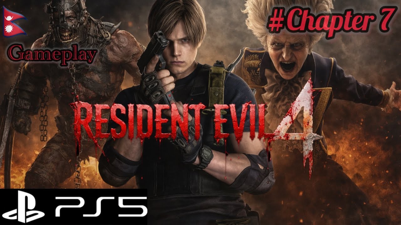 Resident Evil 4 Remake (Chapter 7) The Castle Walkthrough Story-Mode Gameplay 4K(60FPS)