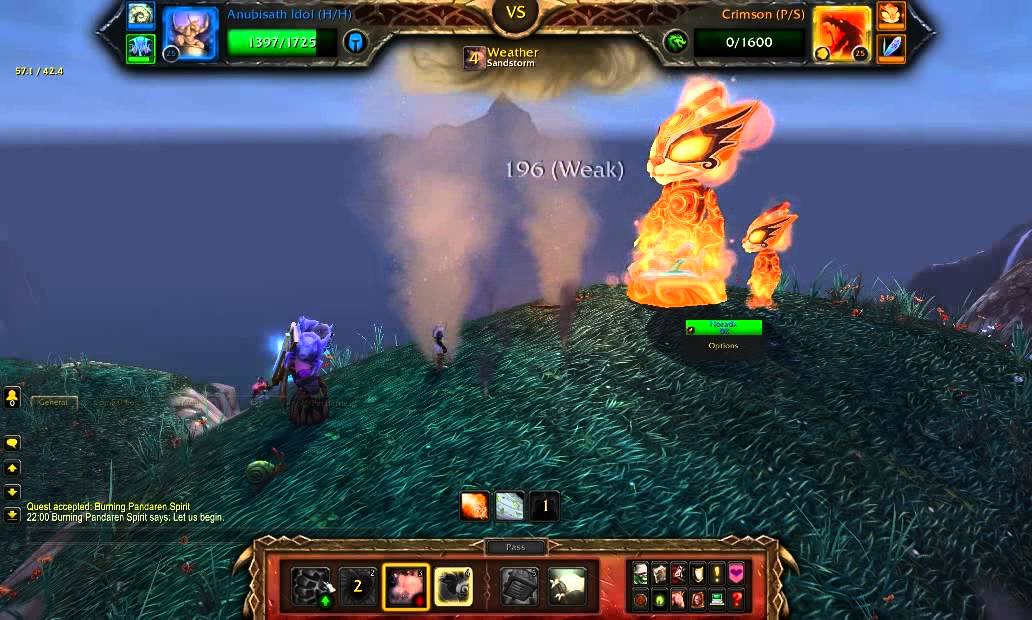 Burning Pandaren Spirit