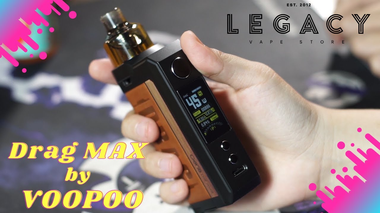 REVIEW DRAG MAX from VOOPOO || MODPOD SUPER ENAK DUAL BATTERY DAN FLAVOURNYA JANGAN DITANYA LAGI.
