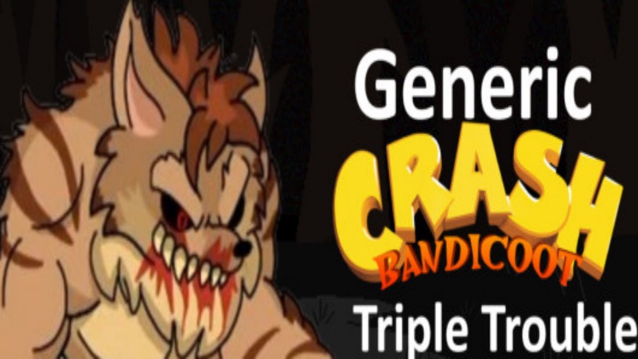 Friday Night Funkin' - Triple Trouble But It's Crash Bandicoot (FNF MODS) #fnf #fnfmod
