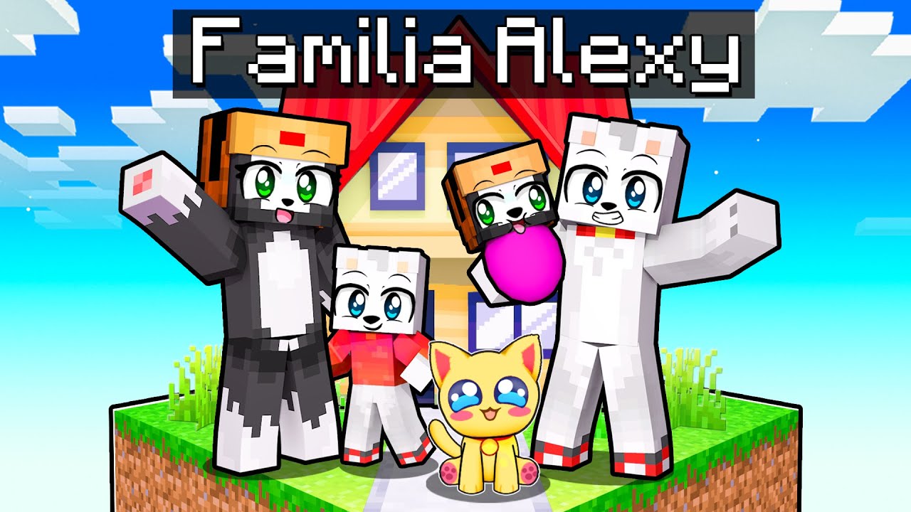 &iexcl;La FAMILIA de ALEXY en MINECRAFT! 💖👶 Alexy