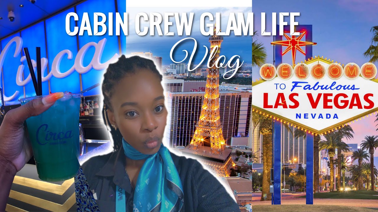 FLIGHT ATTENDANT LIFE ✈️// We got drunk + Las Vegas layover 🤍Krisandra Bowman