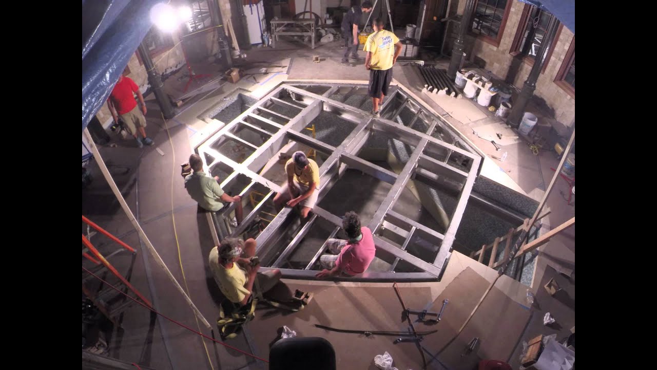 Swim World Pools Hydrofloors Movable Pool Floor Time Lapse of Installation